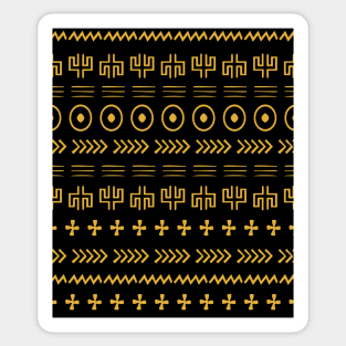 African Mudcloth Boho Pattern Sticker